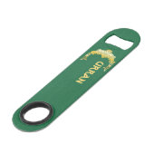 Celtic Knot Decorative Hauptstadt C Speed Flaschenöffner (Rückseite Schrägansicht)