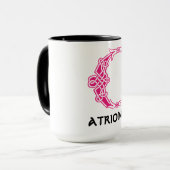 Celtic Knot Decorative Hauptstadt C Tasse (Vorderseite Links)