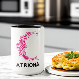 Celtic Knot Decorative Hauptstadt C Tasse