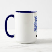 Celtic Knot Decorative Hauptstadt D Tasse (Links)