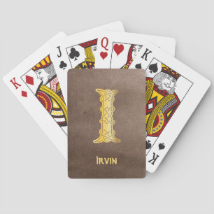 Celtic Knot Decorative Hauptstadt des 16. Jahrhund Spielkarten