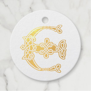 Celtic Knot Decorative Hauptstadt E Geschenkanhänger