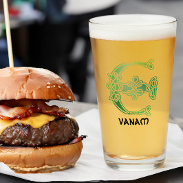 Celtic Knot Decorative Hauptstadt E Glas