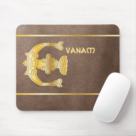 Celtic Knot Decorative Hauptstadt E Mousepad (Mit Mouse)