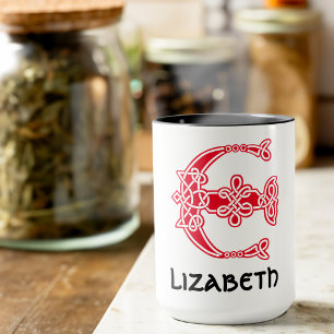 Celtic Knot Decorative Hauptstadt E Tasse