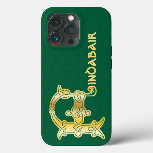 Celtic Knot Decorative Hauptstadt F Case-Mate iPhone Hülle (Rückseite)