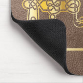 Celtic Knot Decorative Hauptstadt F Mousepad (Ecke)