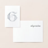 Celtic Knot Decorative Hauptstadt G Folienkarte (Anzeige)