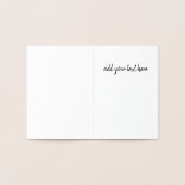 Celtic Knot Decorative Hauptstadt G Folienkarte (Innenseite)