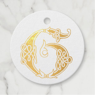 Celtic Knot Decorative Hauptstadt G Geschenkanhänger
