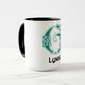 Celtic Knot Decorative Hauptstadt G Tasse (Vorderseite Links)
