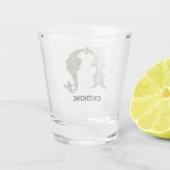 Celtic Knot Decorative Hauptstadt H Schnapsglas (Rückseite)