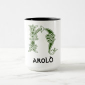 Celtic Knot Decorative Hauptstadt H Tasse (Zentrum)