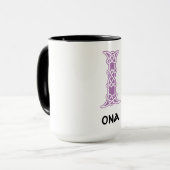 Celtic Knot Decorative Hauptstadt I Tasse (Vorderseite Links)