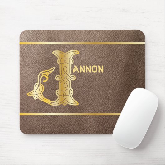 Celtic Knot Decorative Hauptstadt J Mousepad (Mit Mouse)