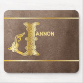 Celtic Knot Decorative Hauptstadt J Mousepad (Vorne)