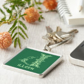 Celtic Knot Decorative Hauptstadt J Schlüsselanhänger (Seite)