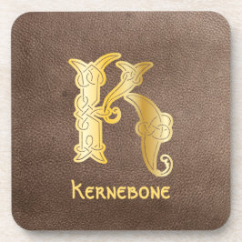 Celtic Knot Decorative Hauptstadt K Getränkeuntersetzer