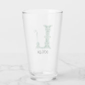 Celtic Knot Decorative Hauptstadt L Glas (Rückseite)