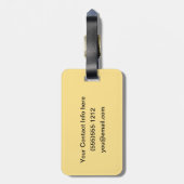 Celtic Knot Decorative Hauptstadt M Gepäckanhänger (Rückseite vertikal)