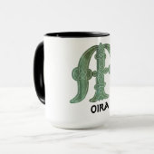 Celtic Knot Decorative Hauptstadt M Tasse (Vorderseite Links)