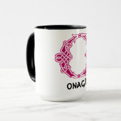 Celtic Knot Decorative Hauptstadt O Tasse (Vorderseite Links)
