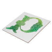 Celtic Knot Decorative Hauptstadt P Fliese (Seite)