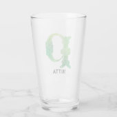 Celtic Knot Decorative Hauptstadt P Glas (Rückseite)