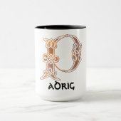 Celtic Knot Decorative Hauptstadt P Tasse (Zentrum)