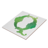 Celtic Knot Decorative Hauptstadt Q Fliese (Seite)