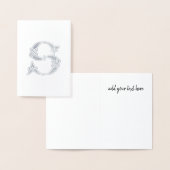 Celtic Knot Decorative Hauptstadt S Folienkarte (Anzeige)