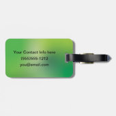 Celtic Knot Decorative Hauptstadt S Gepäckanhänger (Rückseite horizontal)