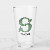 Celtic Knot Decorative Hauptstadt S Glas (Vorderseite)