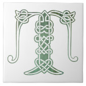 Celtic Knot Decorative Hauptstadt T Fliese (Vorderseite)