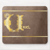 Celtic Knot Decorative Hauptstadt U Mousepad (Vorne)