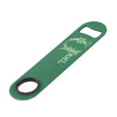 Celtic Knot Decorative Hauptstadt U Speed Flaschenöffner (Rückseite Schrägansicht)