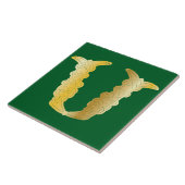 Celtic Knot Decorative Hauptstadt V Fliese (Seite)