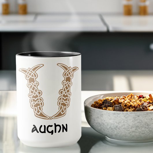 Celtic Knot Decorative Hauptstadt V Tasse