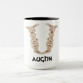 Celtic Knot Decorative Hauptstadt V Tasse (Zentrum)