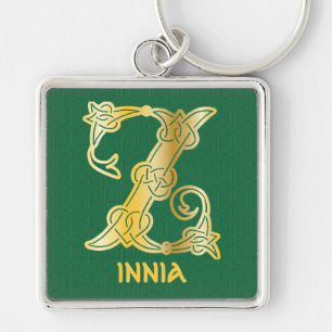 Celtic Knot Decorative Hauptstadt Z Schlüsselanhänger