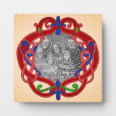 Celtic Knot Design Erstellen Sie Ihr eigenes Foto Fotoplatte (Vorderseite)