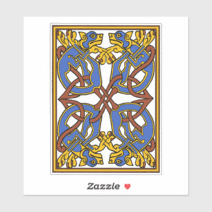 Celtic Knot Design mit Hunden Aufkleber