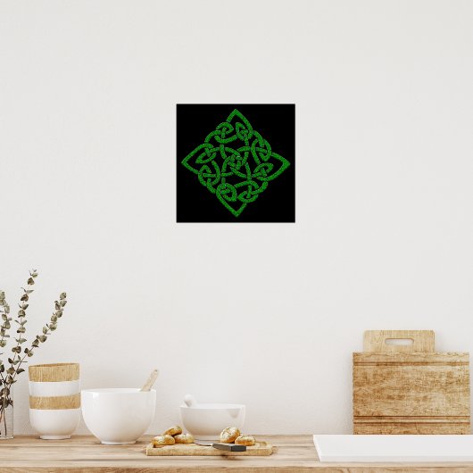Celtic Knot - Diamond Poster (Küche)