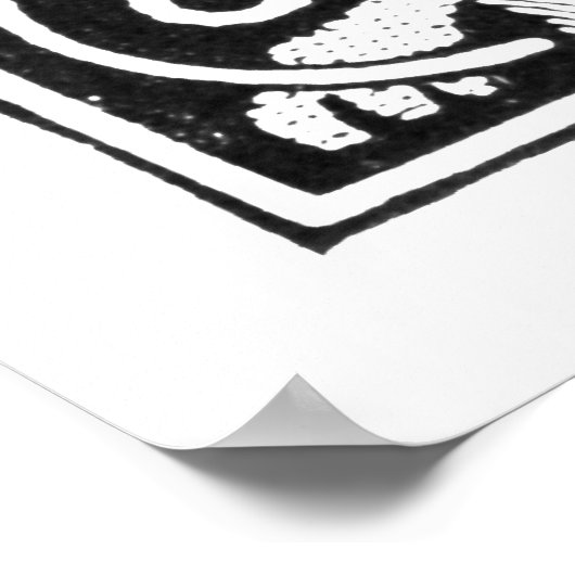 Celtic Knot Dragon Art Poster (Ecke)