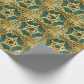 Celtic Knot Elegante Pagan Wiccan Geschenkpapier (Ecke)