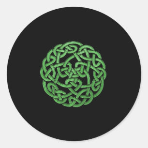 Celtic Knot Feis Wettbewerbe Irish Dancers Runder Aufkleber