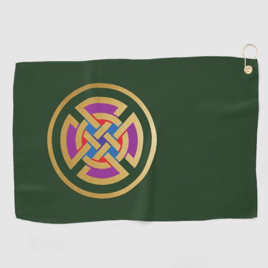 Celtic Knot Golfhandtuch (Horizontal)