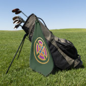 Celtic Knot Golfhandtuch (Gras)