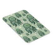 Celtic knot green dreamcatcher magnet (Rechte Seite)