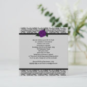 Celtic Knot Infinity Rose Goth Wedding Einladung (Stehend Vorderseite)